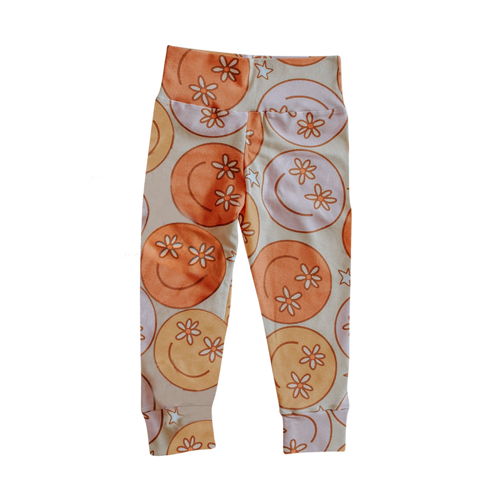 Baby Girls Orange Smile Legging Pants preorder