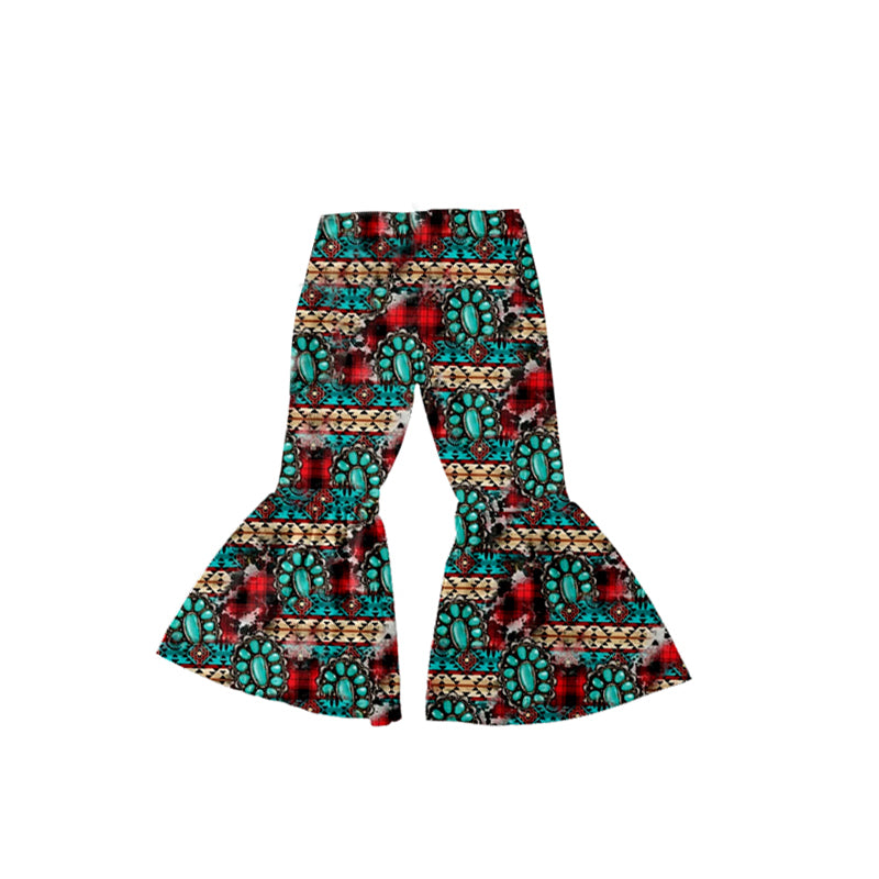 Baby Girls Turquoise Bell Pants preorder