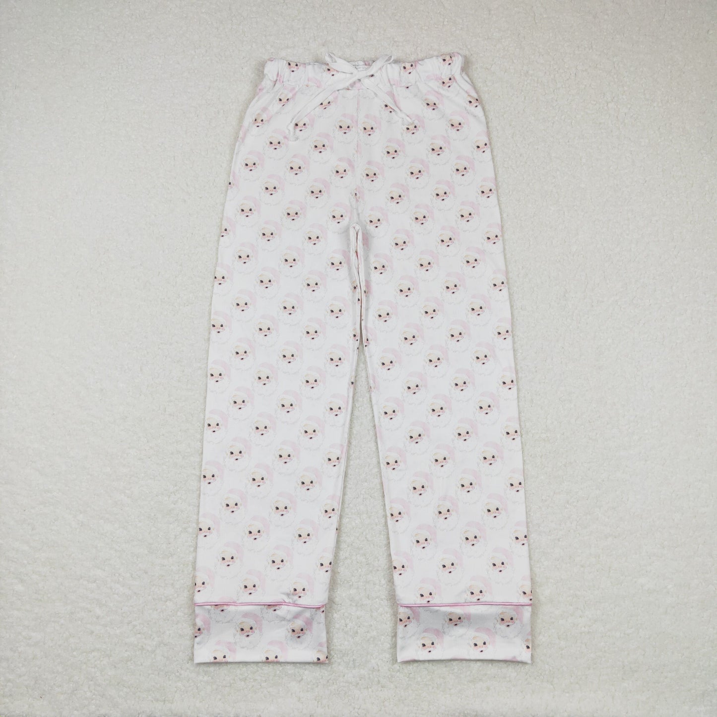 Sibling Adult Men Women Santa Cows Holly Checked Christmas Pajamas Flare Pants