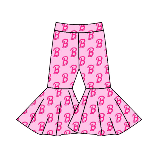 Baby Girls Pink B Doll Bell Bottom Pants preorder