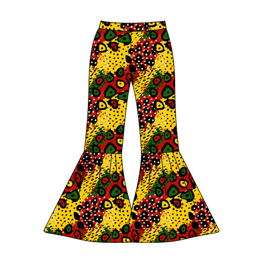 Adult Women Black History Bell Bottom Pants Preorder