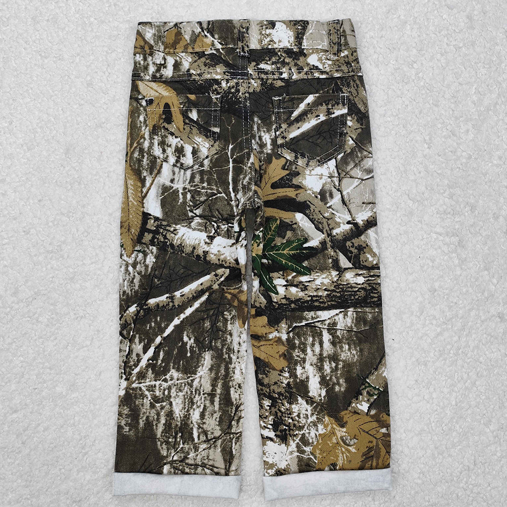 Baby Boys Camouflage Real Tree Distressed Denim Pants