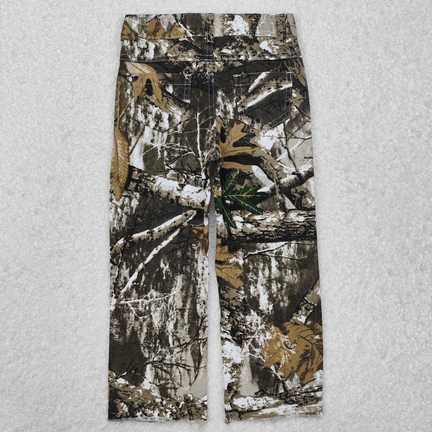 Sibling Baby Boys Girls Camouflage Hunting Season Denim Jeans Pants