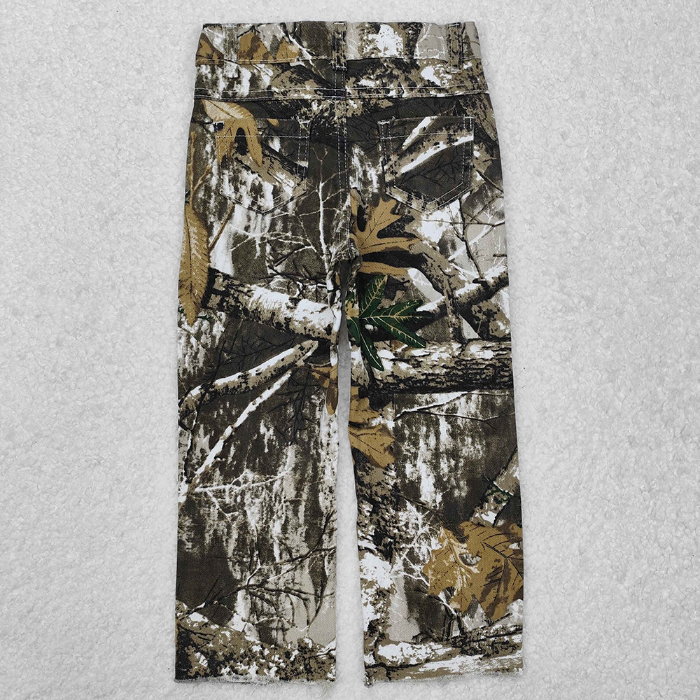 Baby Boys Camouflage Real Tree Distressed Denim Pants