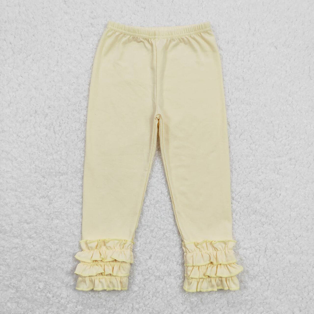 Sibling Kids Baby Girls Cotton Icing Ruffle Legging Pants