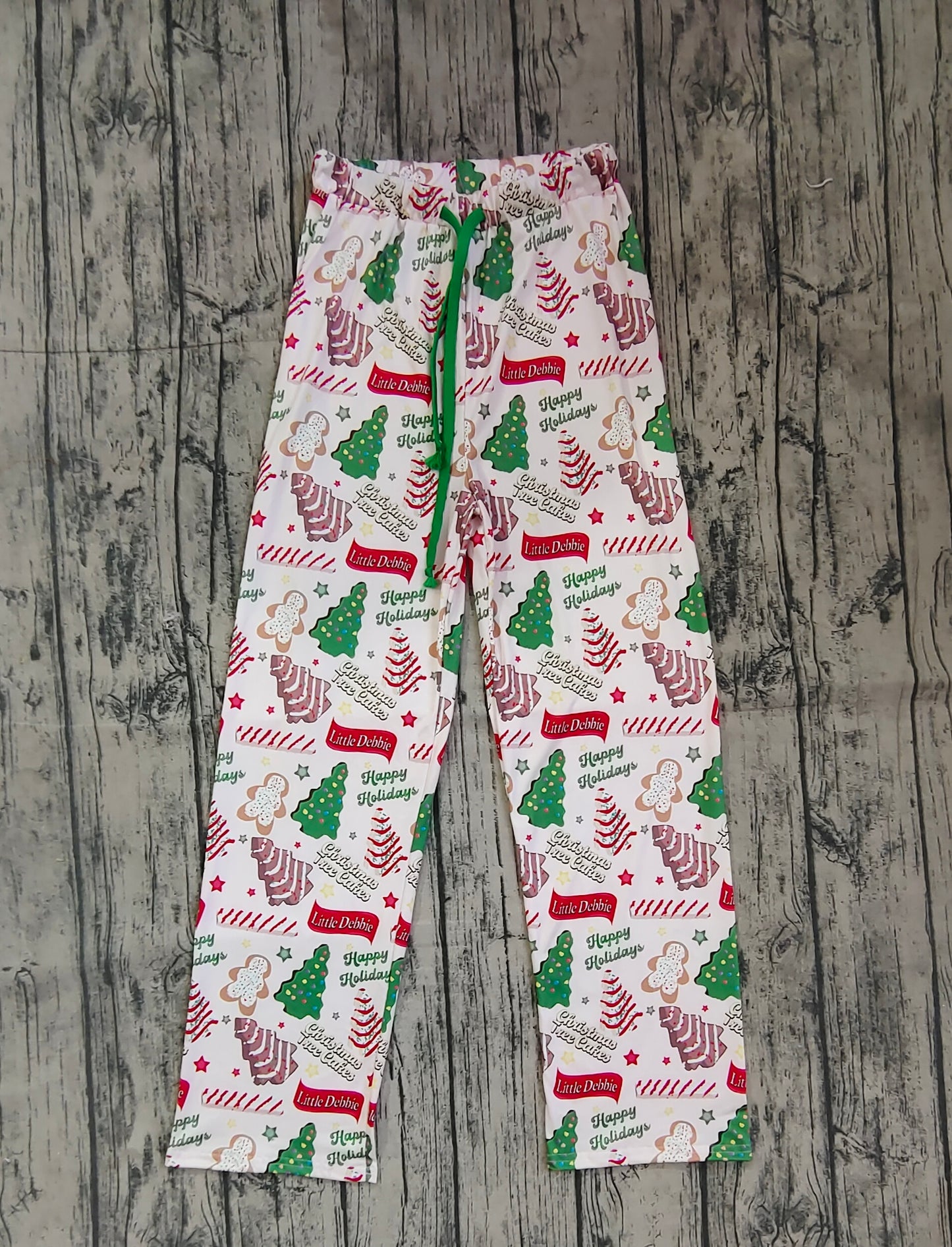 Adult Women Christmas Season Tree Bottom Pants Pajamas