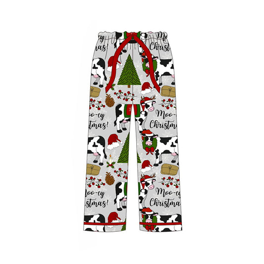 Adult Women Christmas Cows Bottom Pants Pajamas Preorder