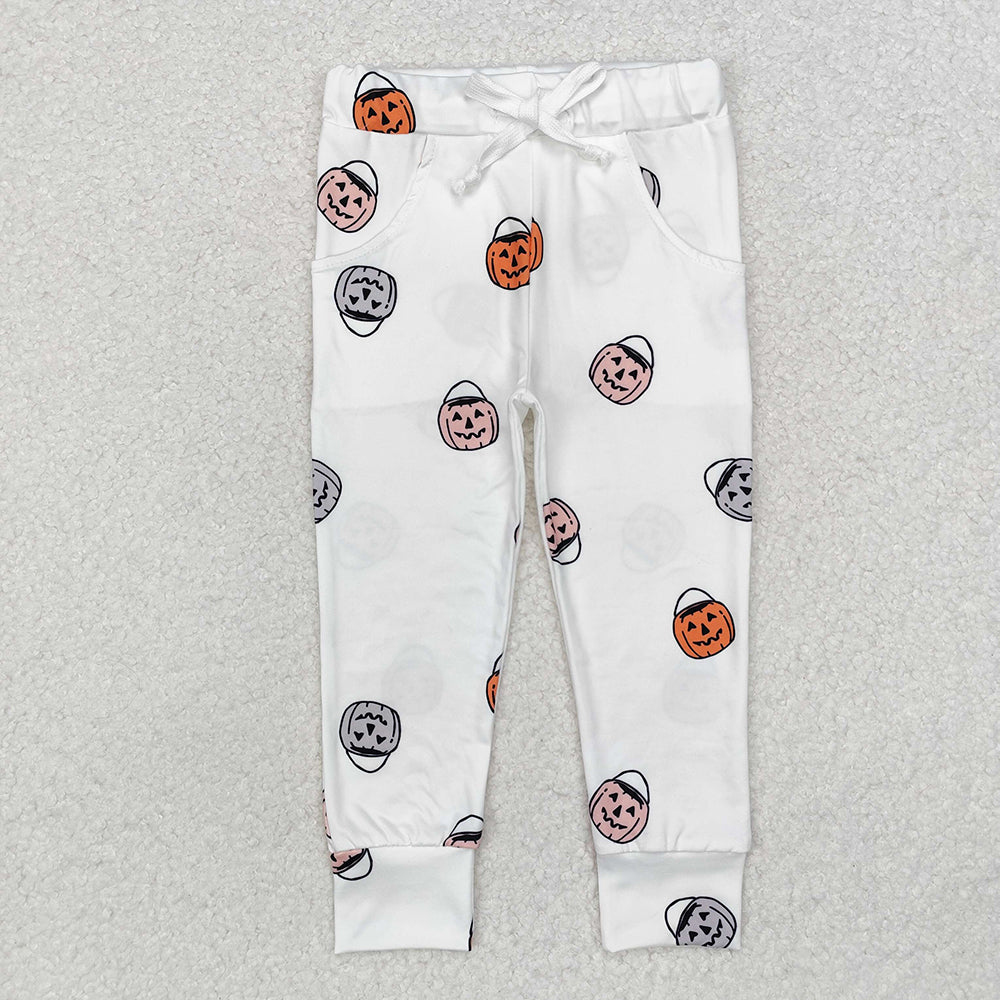 Baby Boys Halloween Pumpkin Basket Pants