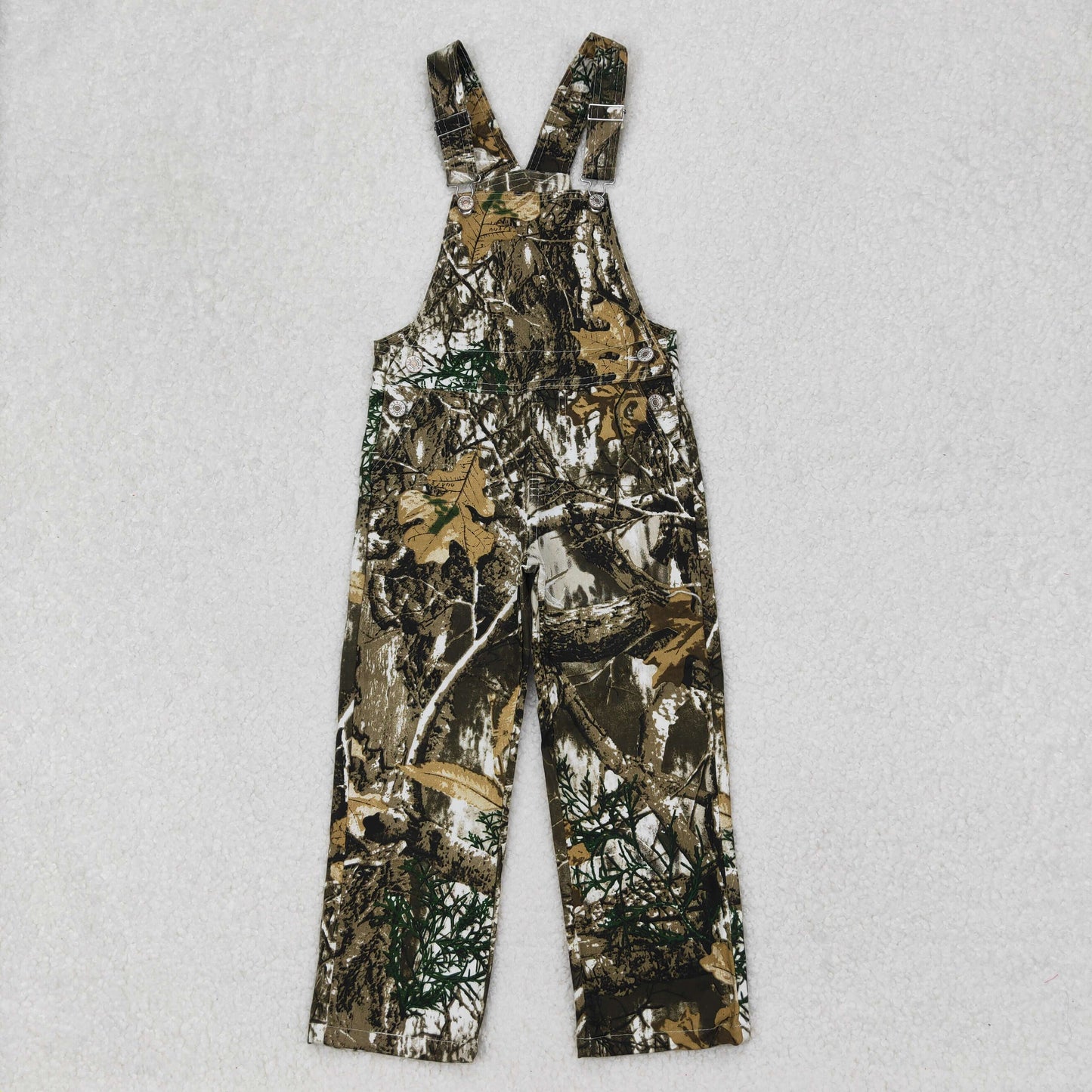 USA Shop Baby Boys Kids Brown Leaves Camo Denim Strap jumpsuits Overall