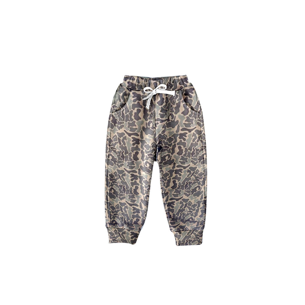 Baby Girls Grey Camo Pockets Fall Pants Preorder