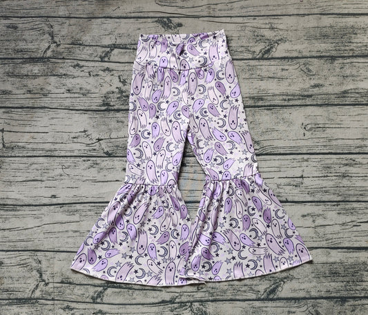 Baby Girls Halloween Lavender Bell Bottom Pants