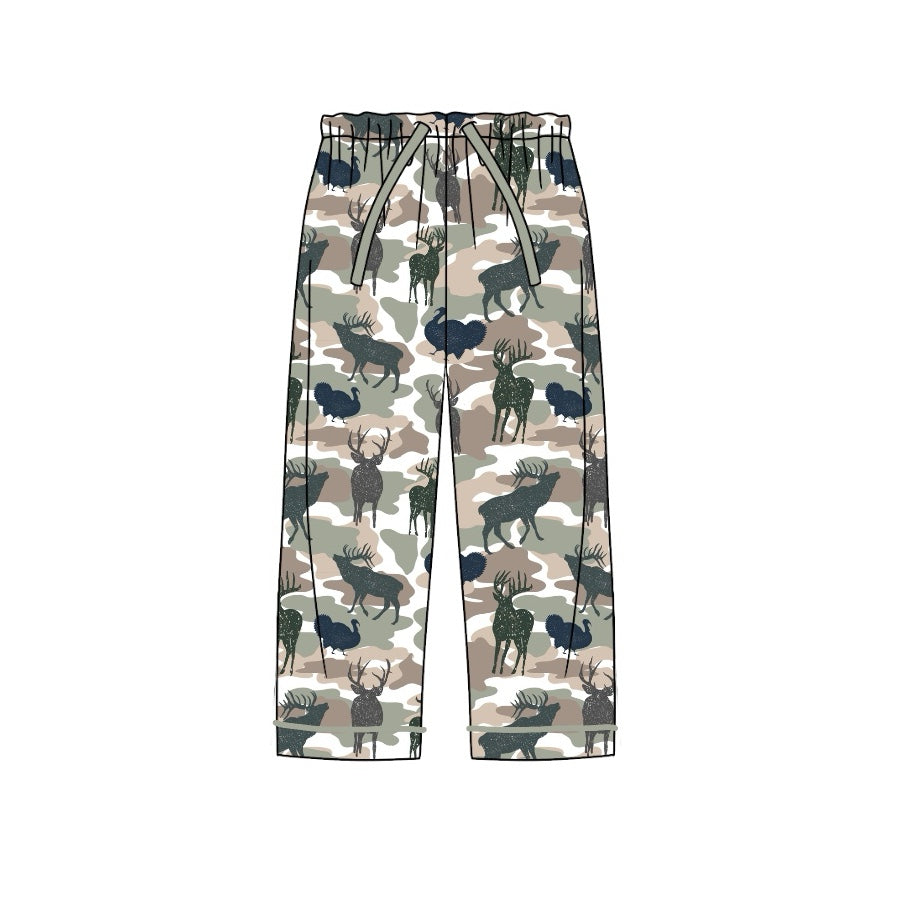 Adult Women Deers Hunting Camo Bottom Pants Pajamas Preorder