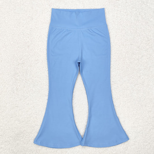 USA Shop Baby Girls Light Blue Yoga Active Wear Bell Bottom Pants