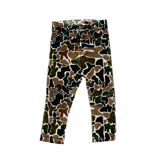 Baby Boys Brown Camo Fall Denim Pants preorder