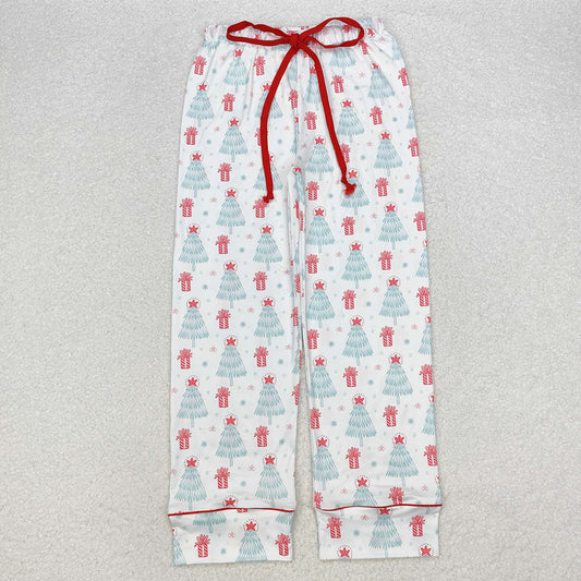 Adult Women Christmas Tree Gifts Bottom Pants Pajamas