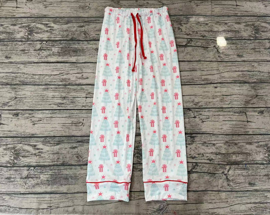 Adult Women Christmas Tree Gifts Bottom Pants Pajamas