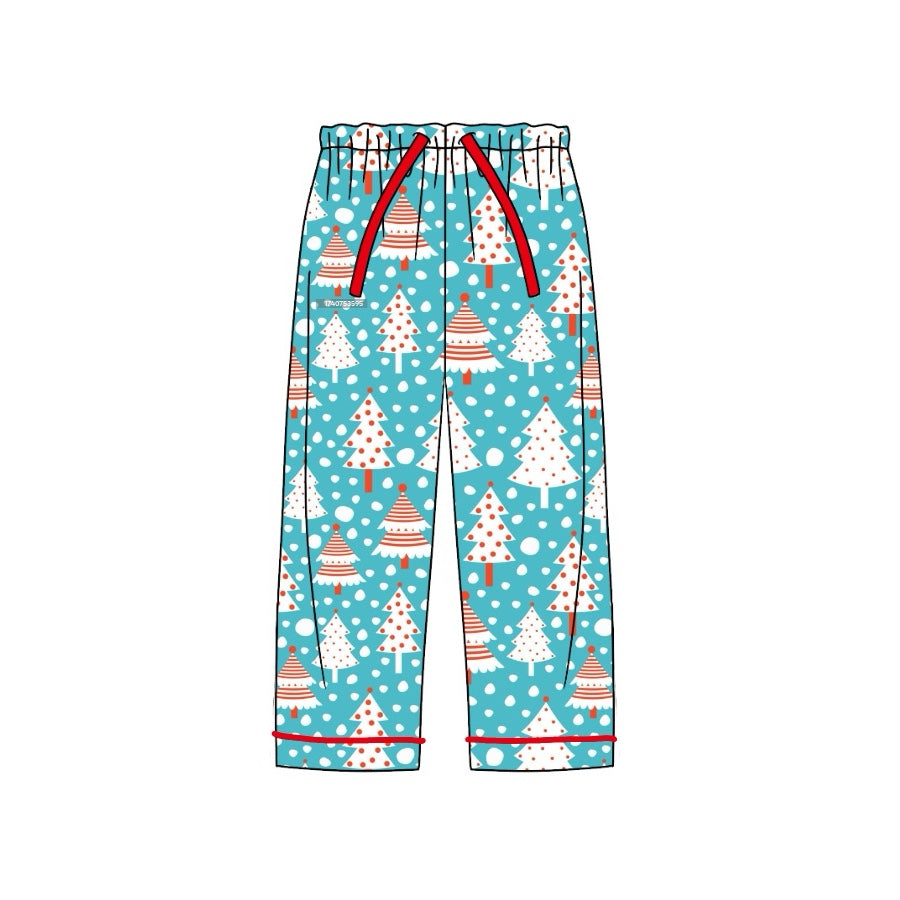 Adult Women Christmas Tree Dots Bottom Pants Pajamas Preorder