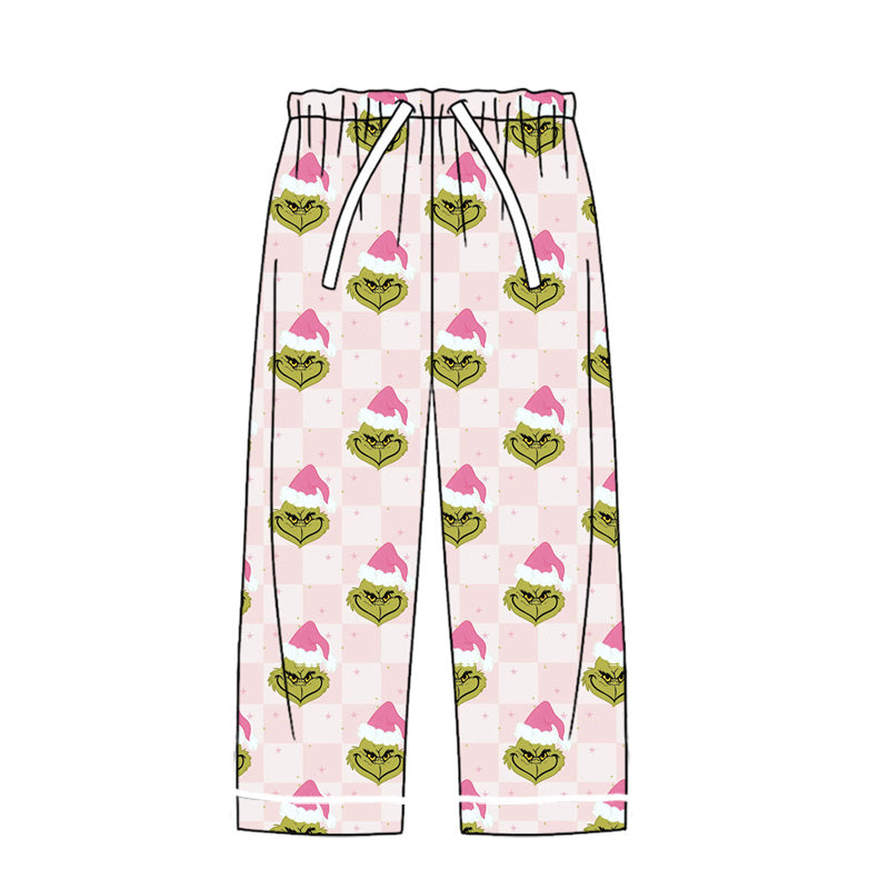 Adult Women Christmas Green Frog Bottom Pants Pajamas Preorder