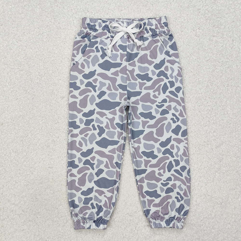 Baby Girls Light Grey Camo Southern Bottoms Pants