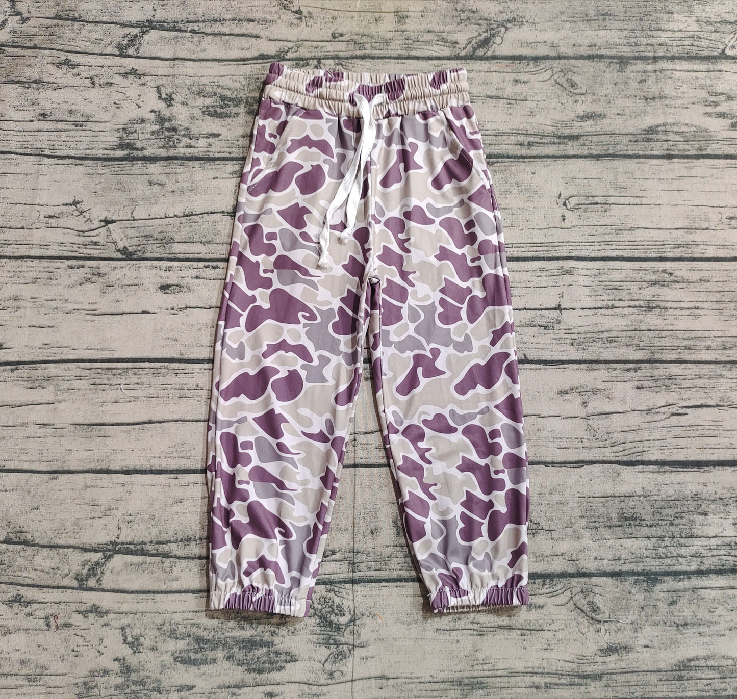 Baby Girls Grey Camouflage Southern Bottoms Pants