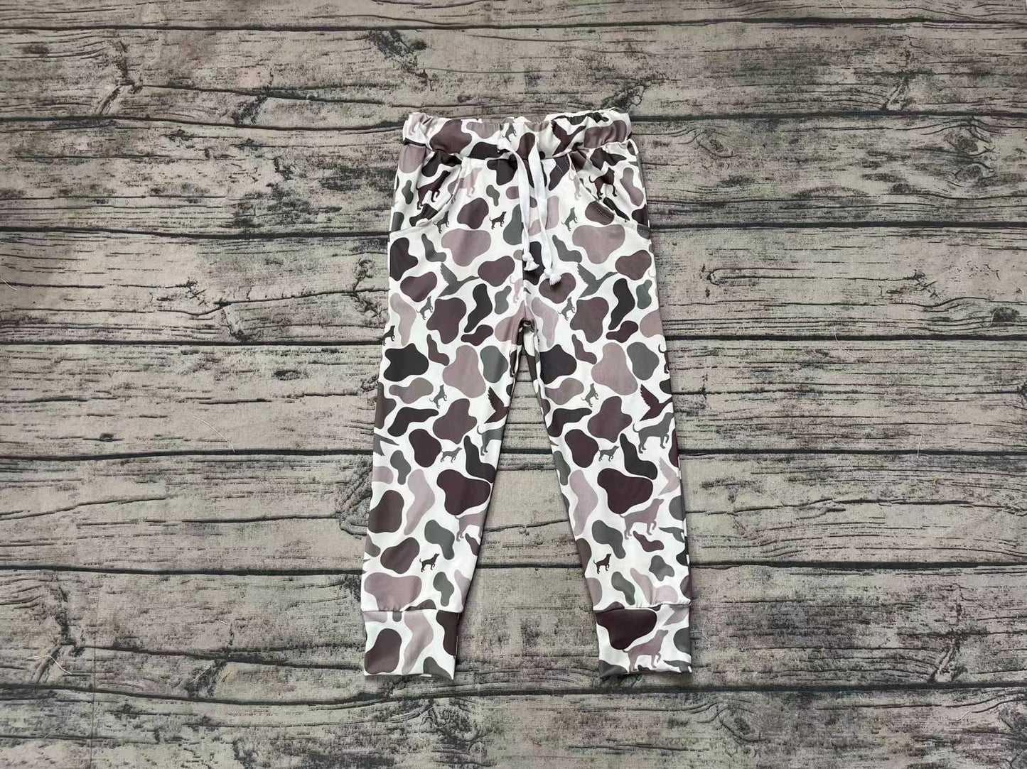 Baby Boys Ducks Dogs Hunting Camo Bottoms Pants