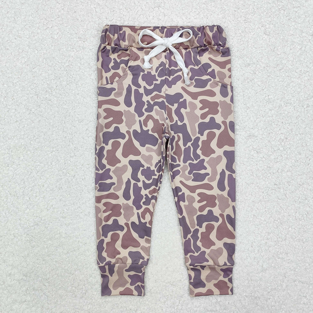 Baby Boys Grey Hunting Camo Bottoms Pants