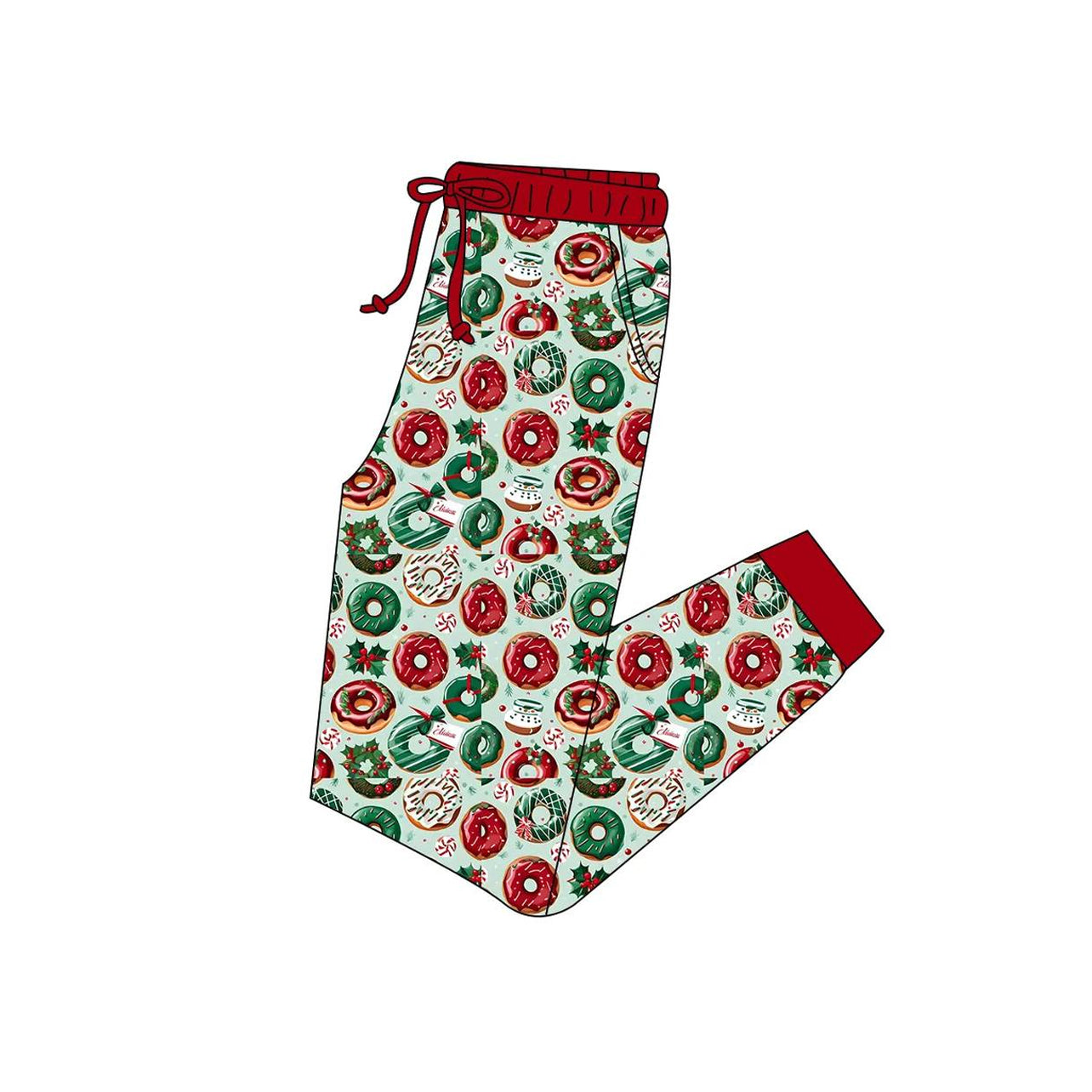 Adult Women Christmas Donuts Bottom Pants Pajamas Preorder