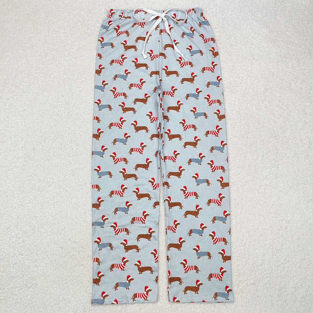 Family Girls Boys Christmas Dachshund Pajamas Rompers Clothes Sets