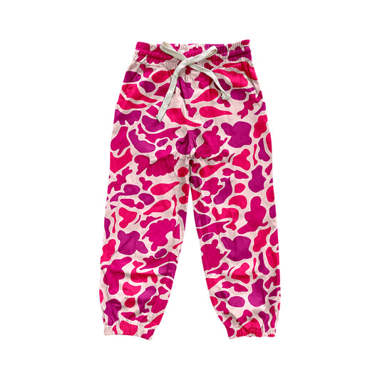 Baby Girls Hotpink Hunting Camo Bottoms Jogger Pants Preorder