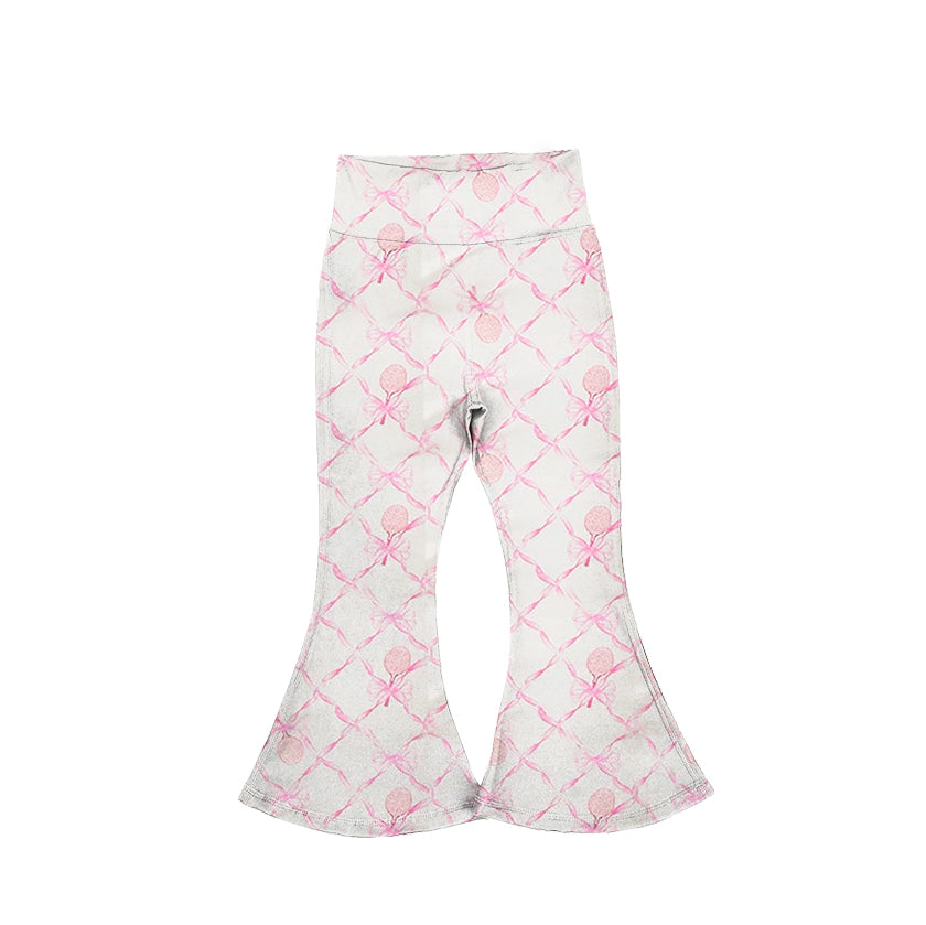 Baby Girls Pink Tennis Bows Yoga Bell Pants Preorder