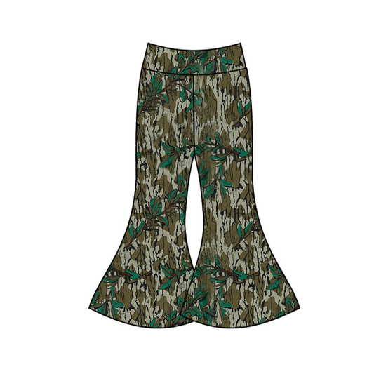 Adult Women Bottomland Camo Tree Bottom Bell Pants Preorder