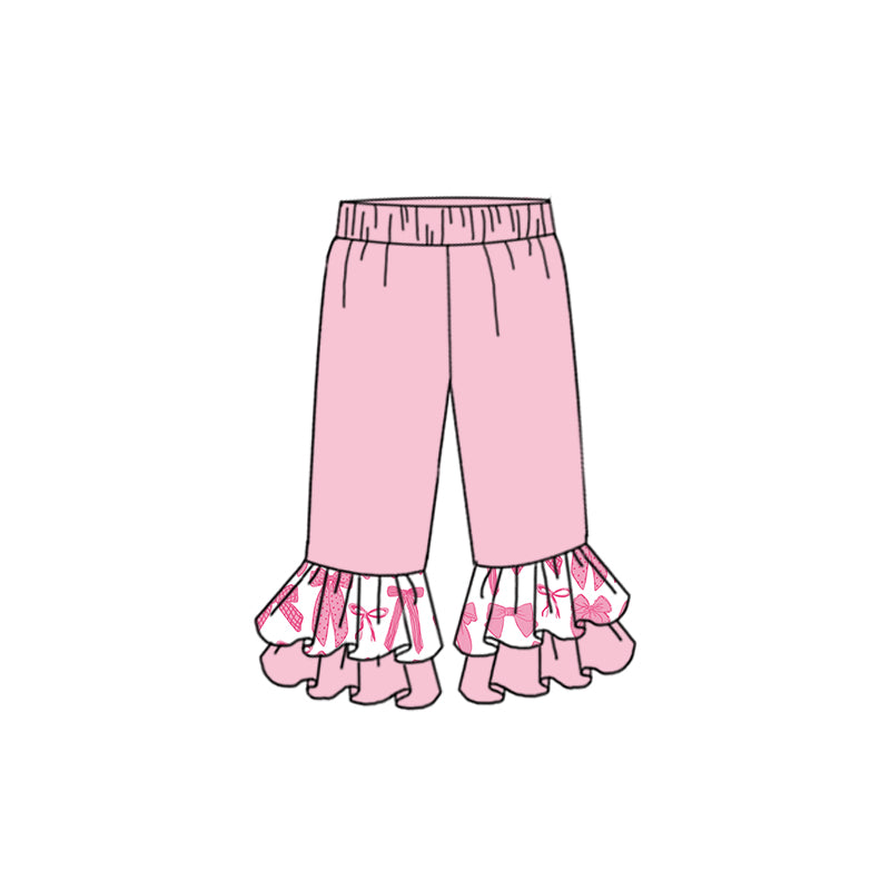 Baby Girls Double Ruffles Pants Bottoms Preorder