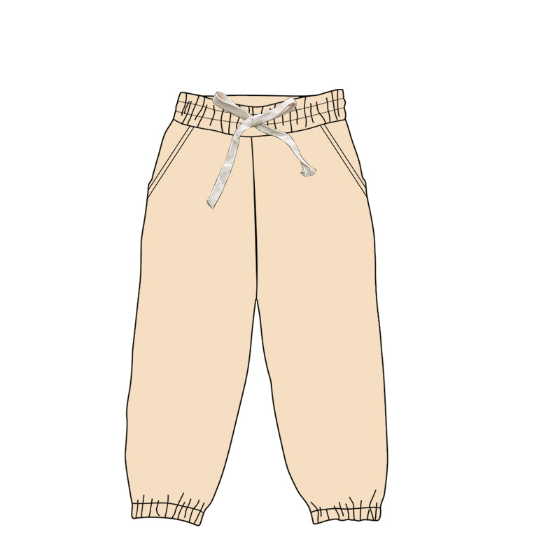 Adult Women Yellow Solid Color Bottom Joggers Pants Preorder