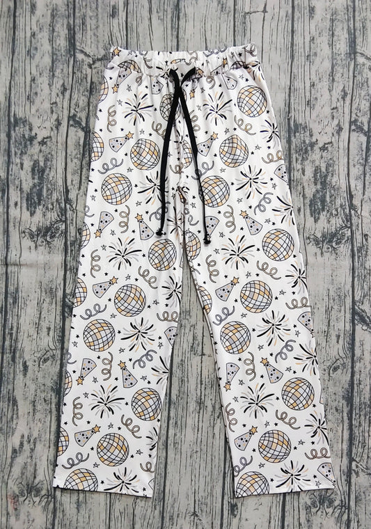 Adult Women New Years Disco Lounge Wear Pants