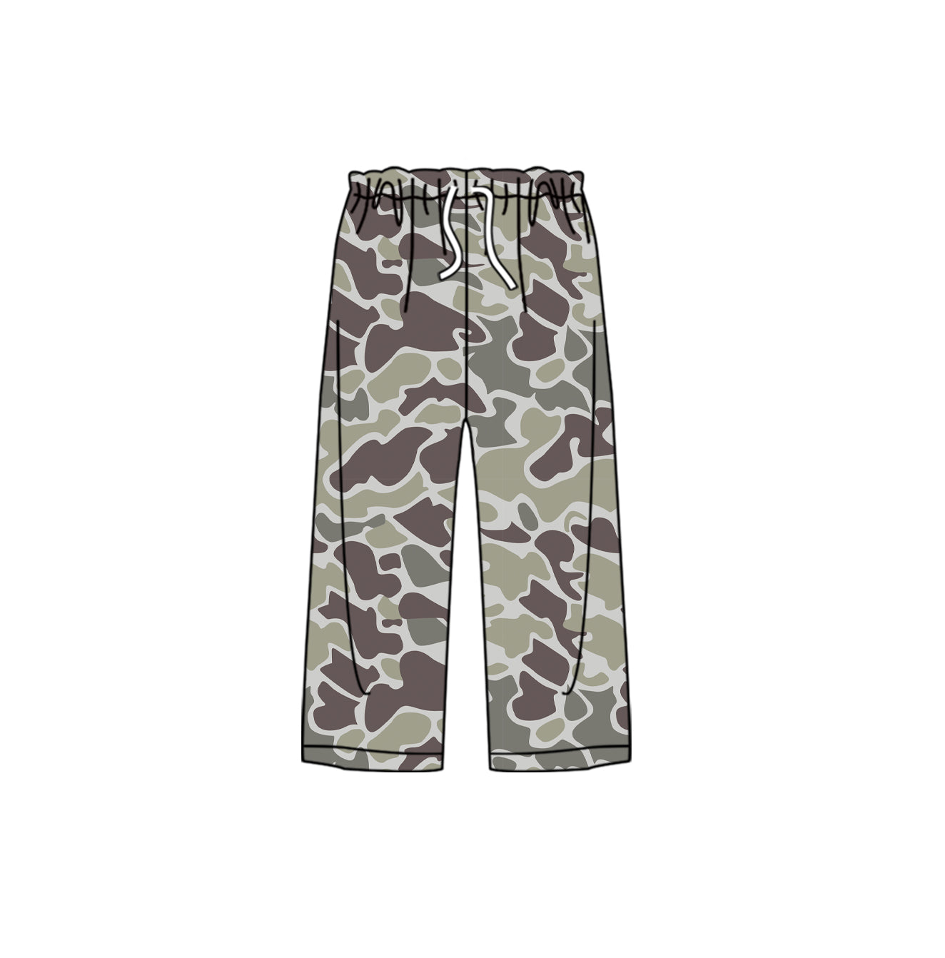 Adult Women Western Brown Camo Flare Pants Preorder
