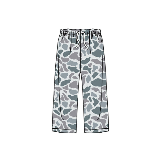 Adult Women Western Gray Camo Flare Pants Preorder