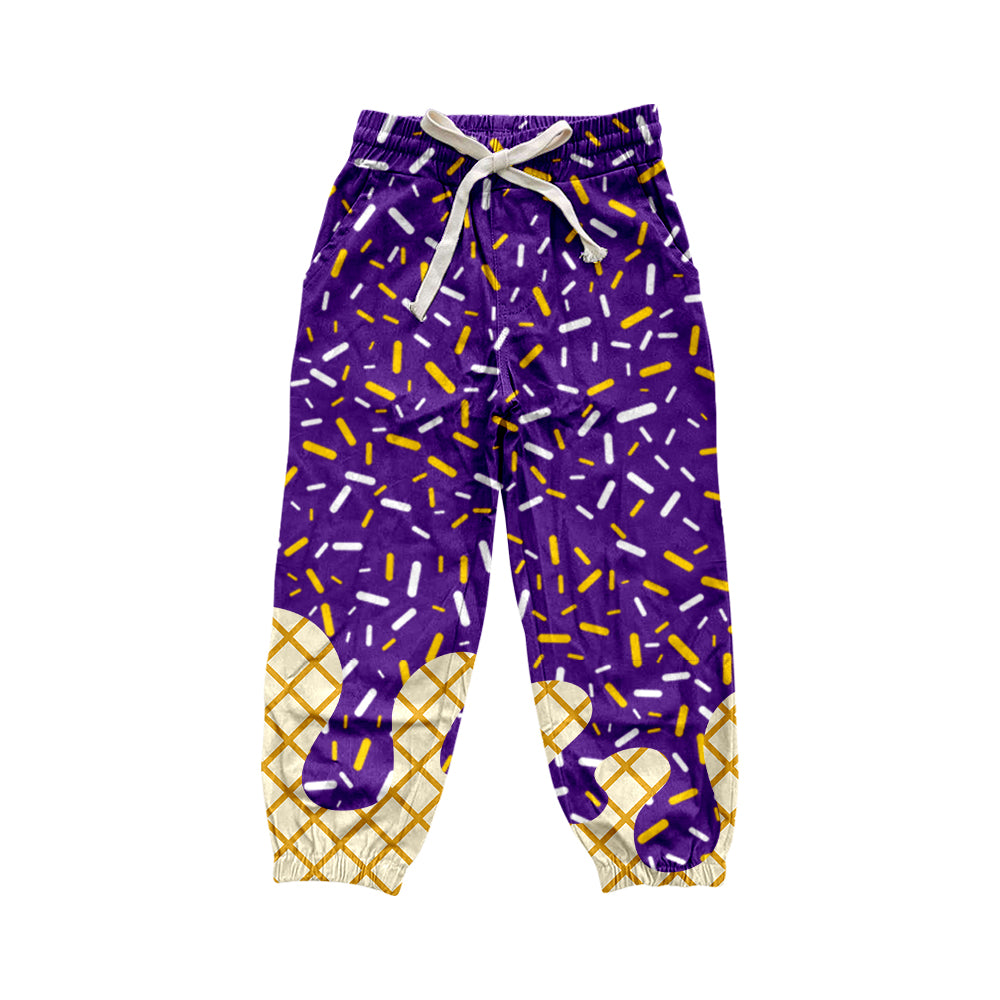 Adult Women Purple Drip Pockets Yoga Team Pants Preorder