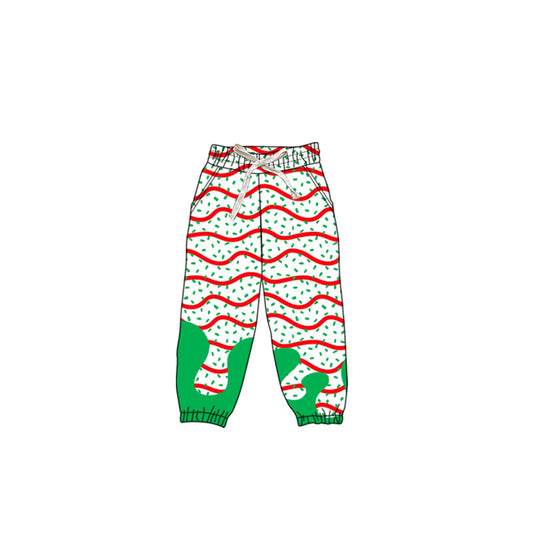 Baby Girls Drip Christmas Trees Yoga Pant Preorder