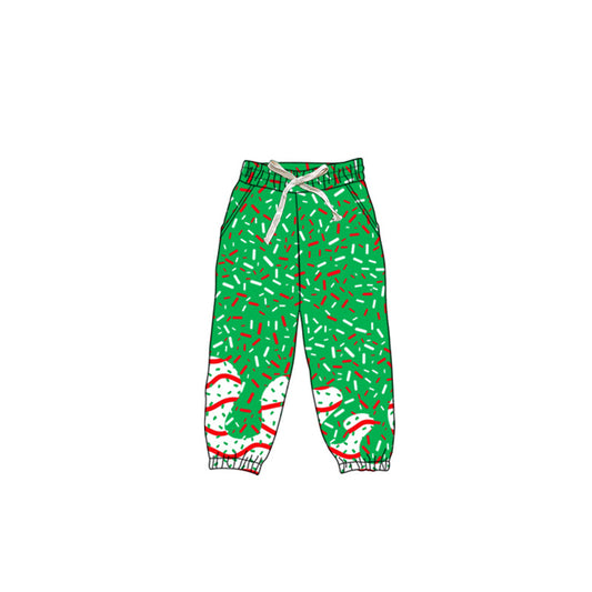 Baby Girls Drip Christmas Trees Yoga Pant Preorder