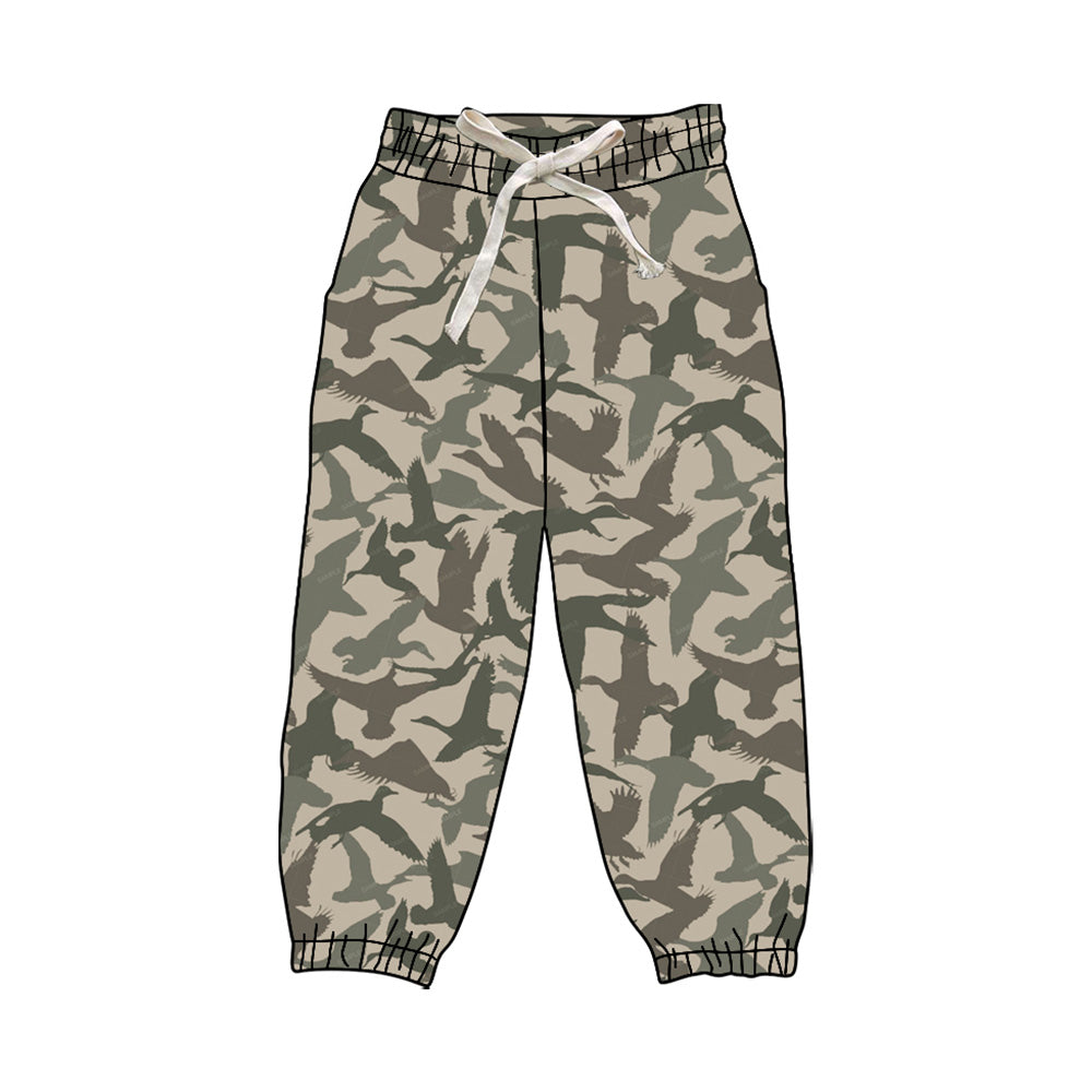 Adult Women Olive Ducks Camo Yoga Jogger Bottom Preorder