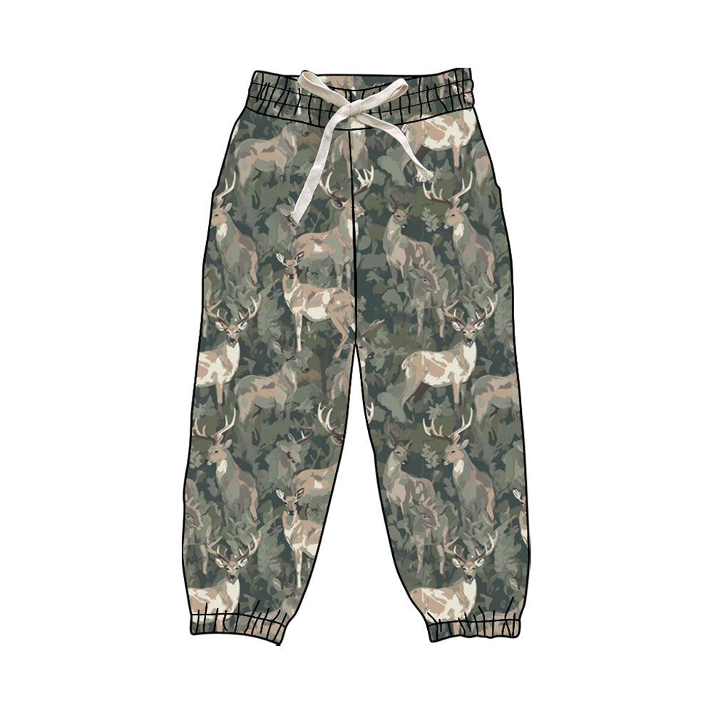 Adult Women Olive Deer Camo Yoga Jogger Bottom Preorder