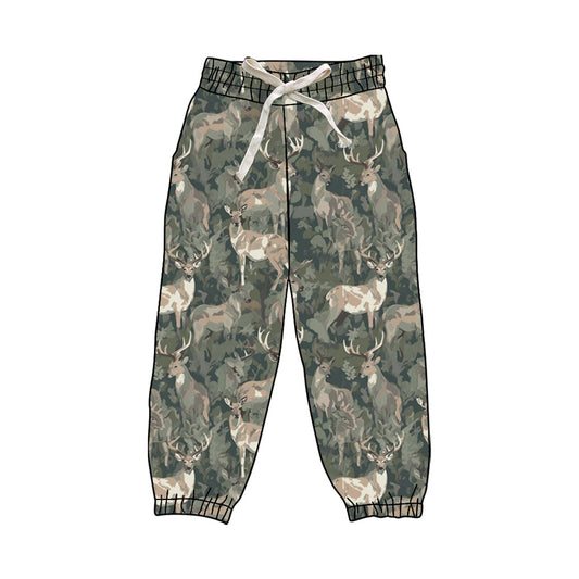 Adult Women Olive Deer Camo Yoga Jogger Bottom Preorder