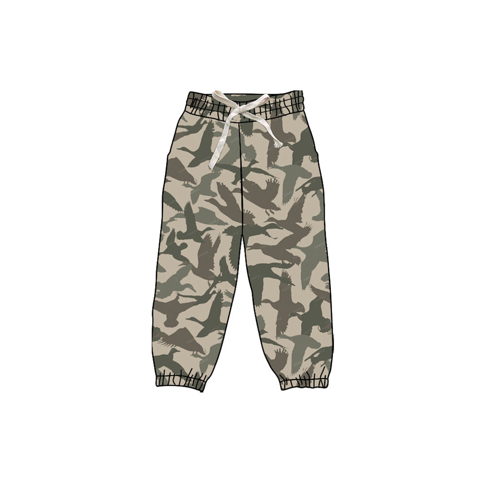 Baby Girls Olive Ducks Camo Yoga Jogger Bottom Preorder
