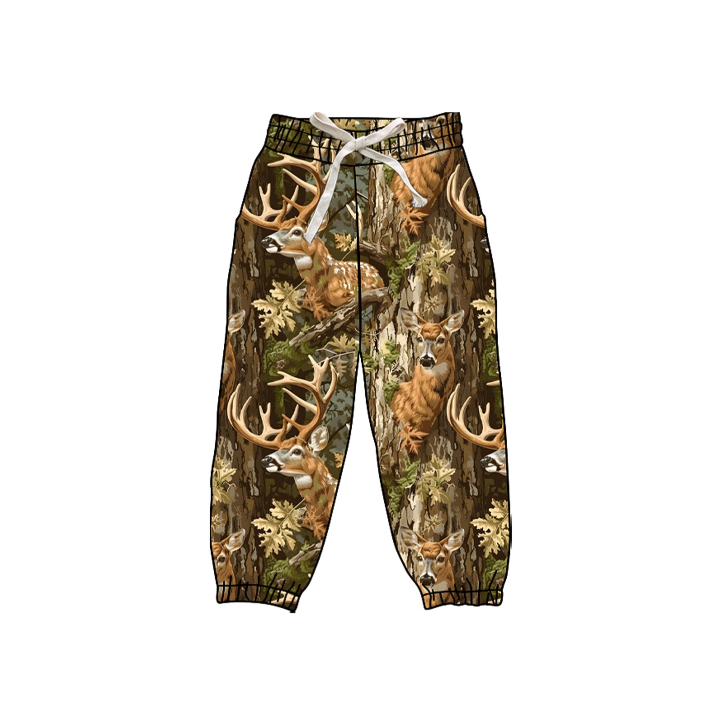 Baby Girls Western Deer Yoga Jogger Pants Preorder