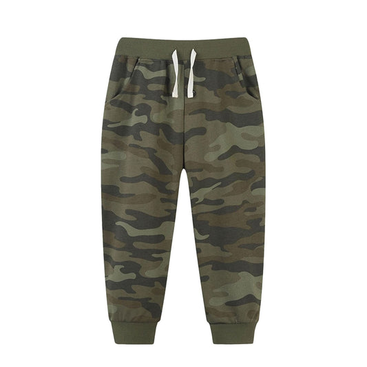 Baby Boys Western Green Camo Pockets Legging Pants With Belt Preorder