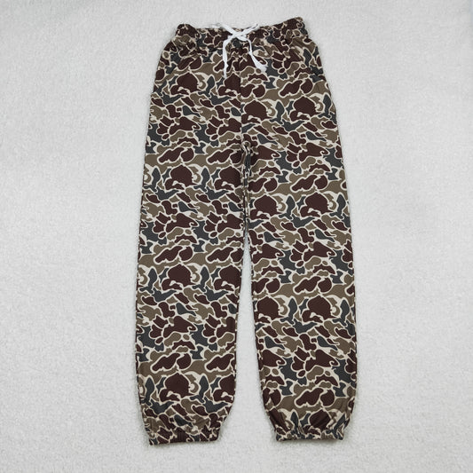 Adult Women Duck Grey Camo Pocket Bottom Joggers Pants