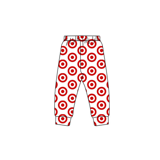 Baby Boys Red Print Jogger Pants Preorder