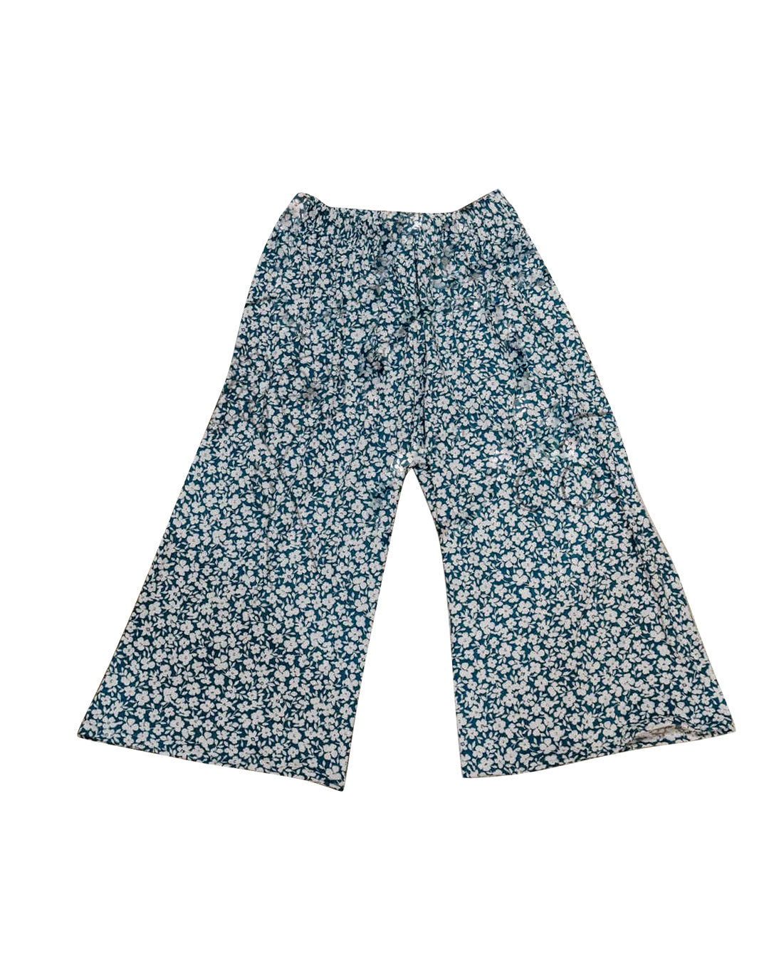 Baby Girls Small Flowers Flare Bottom Pants Preorder