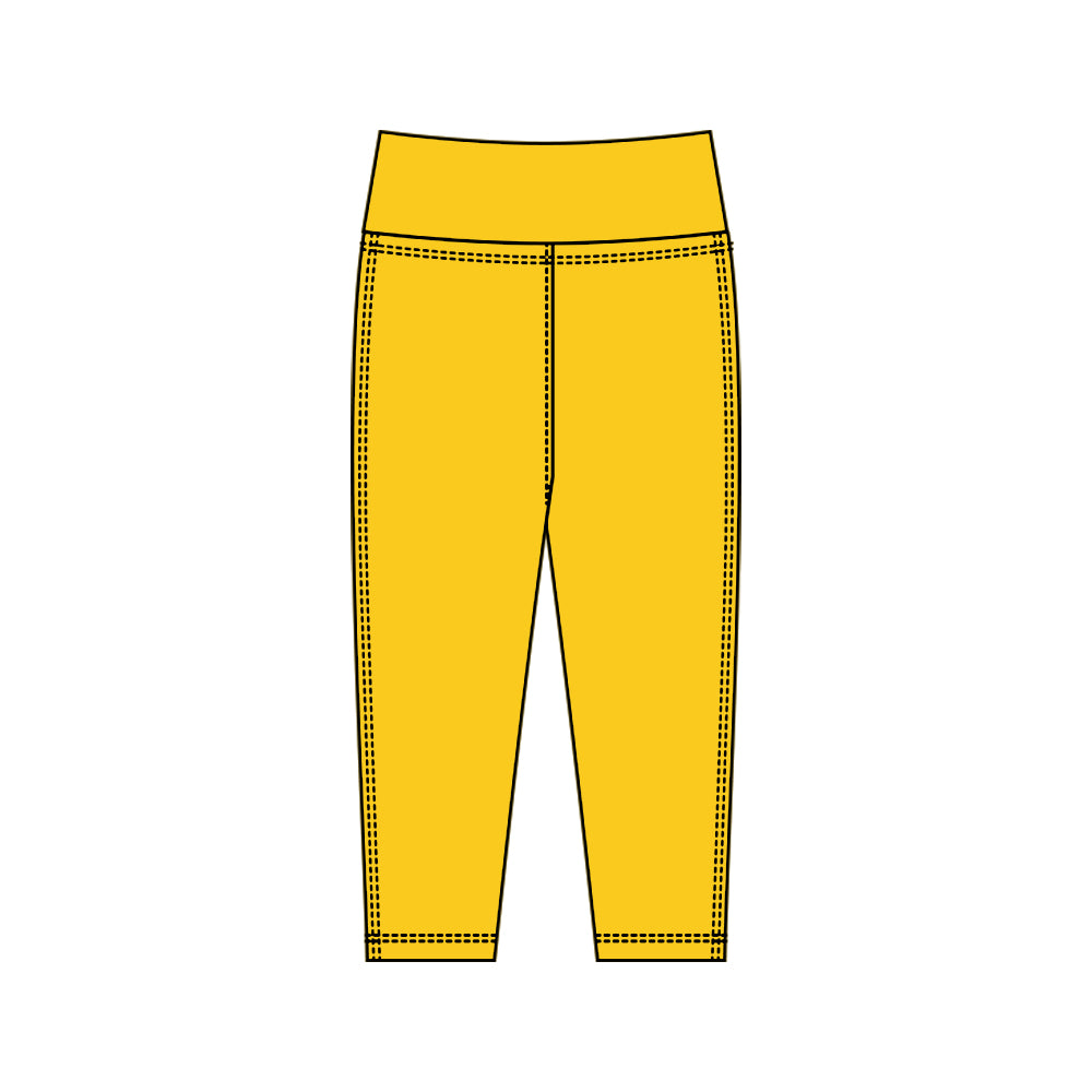 Baby Girls Yellow Yoga Leggings Pants Bottom Preorder