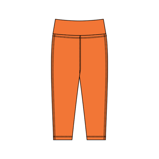 Baby Girls Orange Yoga Leggings Pants Bottom Preorder